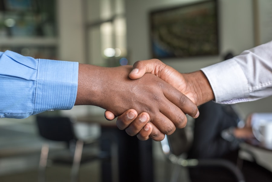 Business professionals in a professional consultation